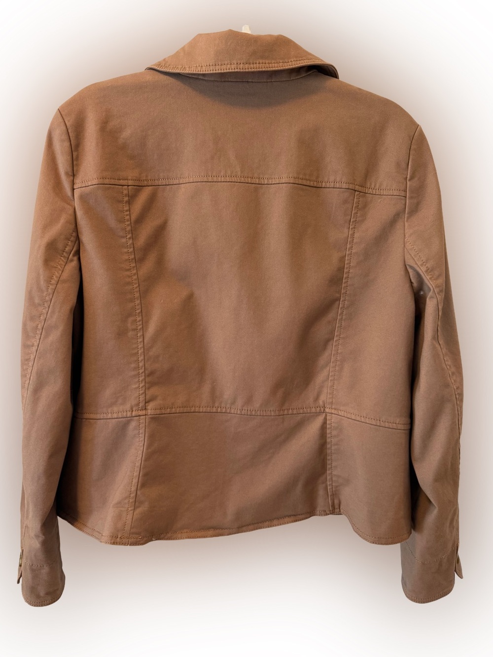 NWT Talbots Twill Jacket in Camel Brown, Size 16 - Picture 5 of 8